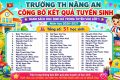 TRƯỜNG TH NĂNG AN CÔNG BỐ KẾT QUẢ TUYỂN SINH NĂM HỌC 2026-2027