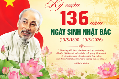 PHÁT THANH MĂNG NON LIÊN ĐỘI TRƯỜNG TIỂU HỌC NĂNG AN Kỷ niệm 136 năm Ngày sinh Chủ tịch Hồ Chí Minh kính yêu (19/5/1890 – 19/5/2026)