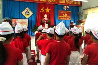 LỄ KẾT NẠP ĐỘI VIÊN NĂM HỌC 2024-2025