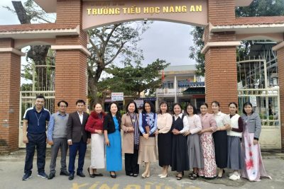 ĐOÀN KIỂM TRA SỞ GIÁO DỤC TỈNH QUẢNG NGÃI TƯ VẤN, HỖ TRỢ CHUYÊN MÔN TẠI TRƯỜNG TIỂU HỌC NĂNG AN